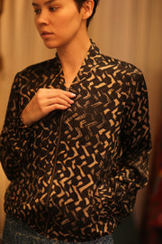 SILK BOMBER JACKET ANCHA RILAY