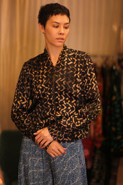 SILK BOMBER JACKET ANCHA RILAY