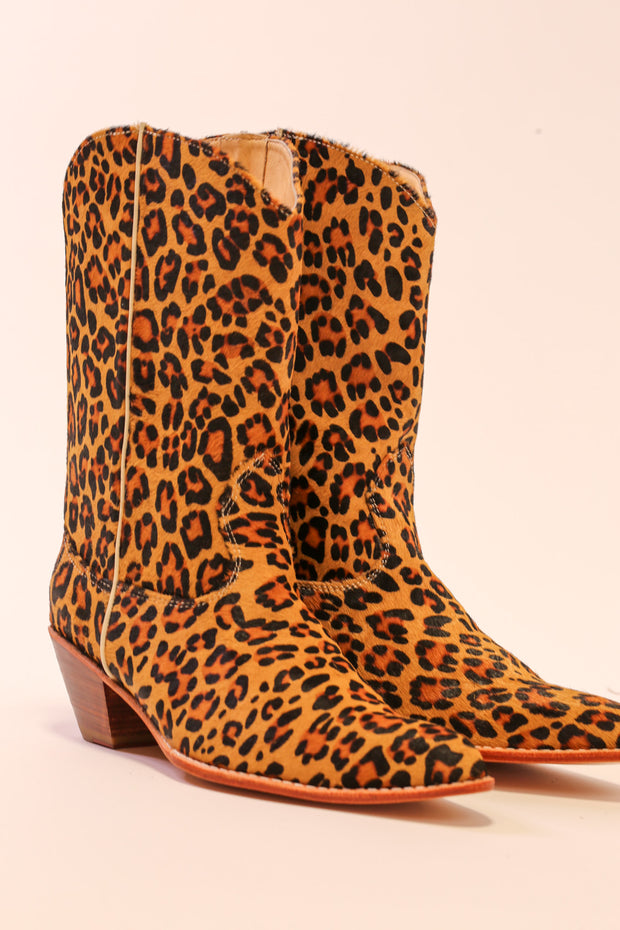 LEOPARD PRINT WESTERN BOOTS MAYA