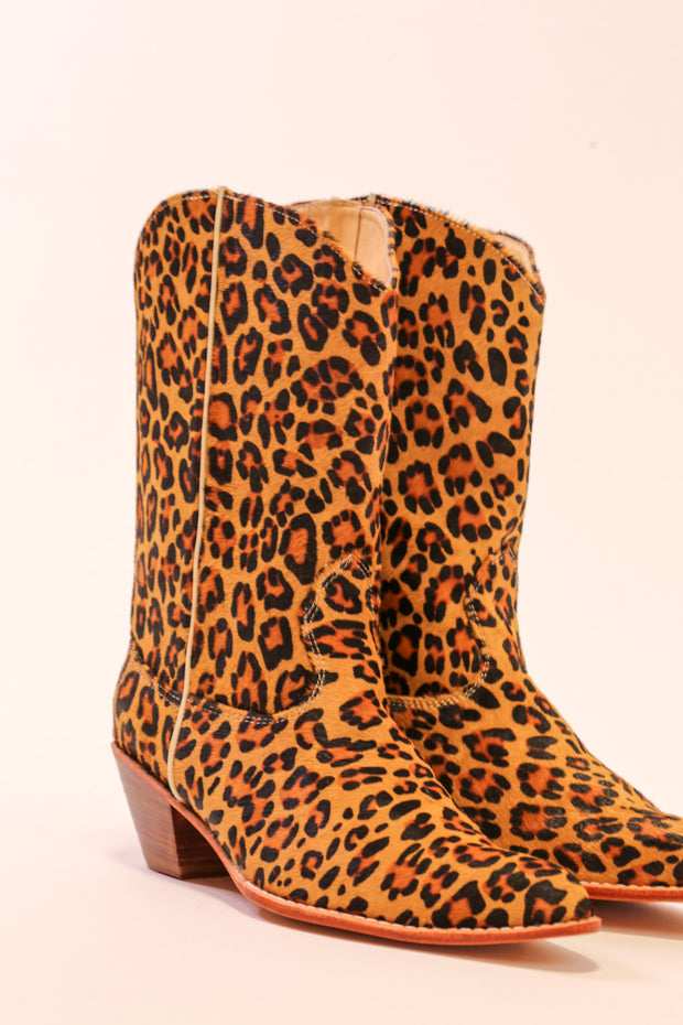 LEOPARD PRINT WESTERN BOOTS MAYA