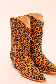 LEOPARD PRINT WESTERN BOOTS MAYA