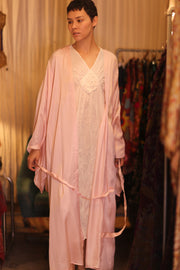 WING KIMONO PINA  SOLID PINK
