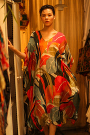 YAYA SILK KAFTAN LINEA MO
