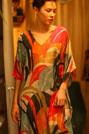 YAYA SILK KAFTAN LINEA MO