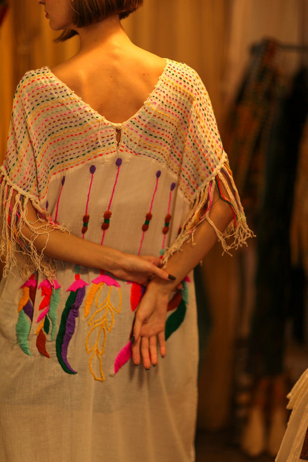 EMBROIDERED COTTON DRESS DREAM GIRL