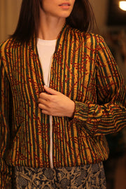 BOMBER SILK JACKET KATE - BANGKOK TAILOR CLOTHING STORE - HANDMADE CLOTHING