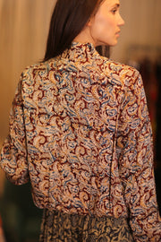 BOMBER SILK JACKET LIONA - BANGKOK TAILOR CLOTHING STORE - HANDMADE CLOTHING