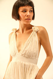 COTTON DRESS AFRA - sustainably made MOMO NEW YORK sustainable clothing, dress slow fashion