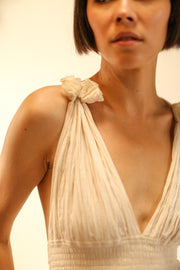 COTTON DRESS AFRA - sustainably made MOMO NEW YORK sustainable clothing, dress slow fashion