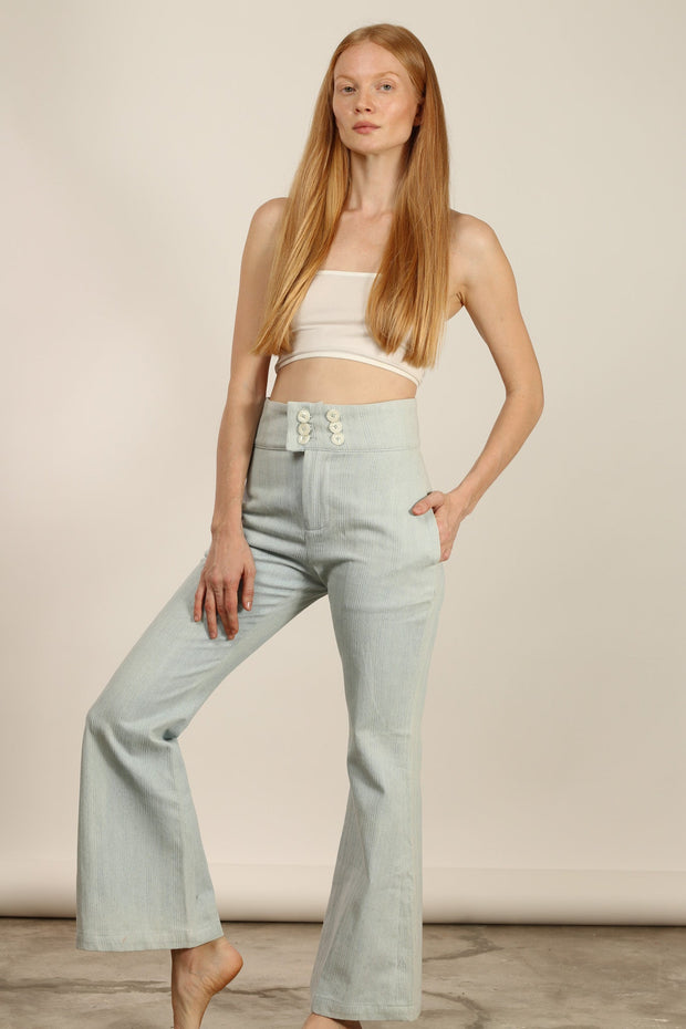DENIM PANTS NATOUK - sustainably made MOMO NEW YORK sustainable clothing, slow fashion
