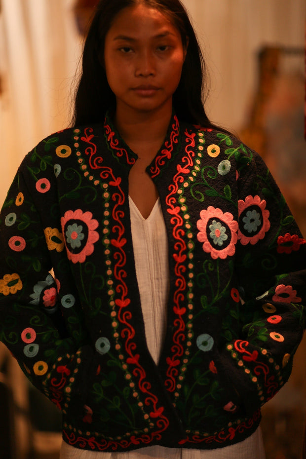 EMBROIDERED JACKET INGRID ARNOLD - MOMO STUDIO BERLIN - Berlin Concept Store - sustainable & ethical fashion