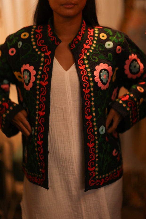 EMBROIDERED JACKET INGRID ARNOLD - MOMO STUDIO BERLIN - Berlin Concept Store - sustainable & ethical fashion
