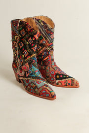 EMBROIDERED WESTERN BOOTS SALMA - sustainably made MOMO NEW YORK sustainable clothing, boots slow fashion