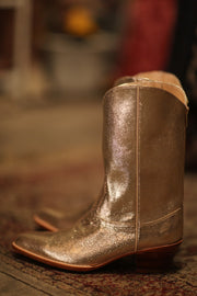 GOLDEN WESTERN BOOTS SINATRA - sustainably made MOMO NEW YORK sustainable clothing, boots slow fashion