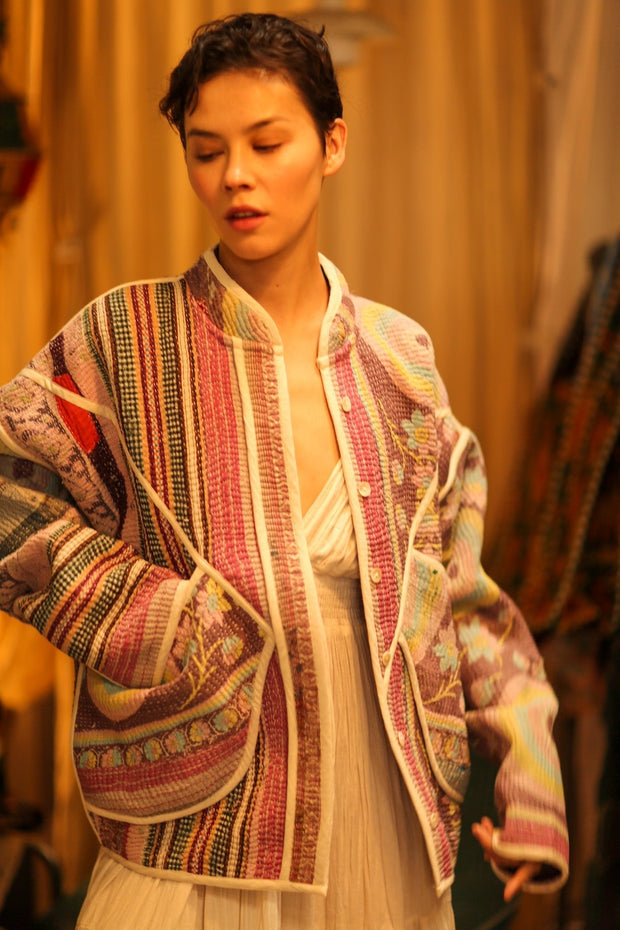 JEREMY KANTHA BOMBER JACKET - BANGKOK TAILOR CLOTHING STORE - HANDMADE CLOTHING