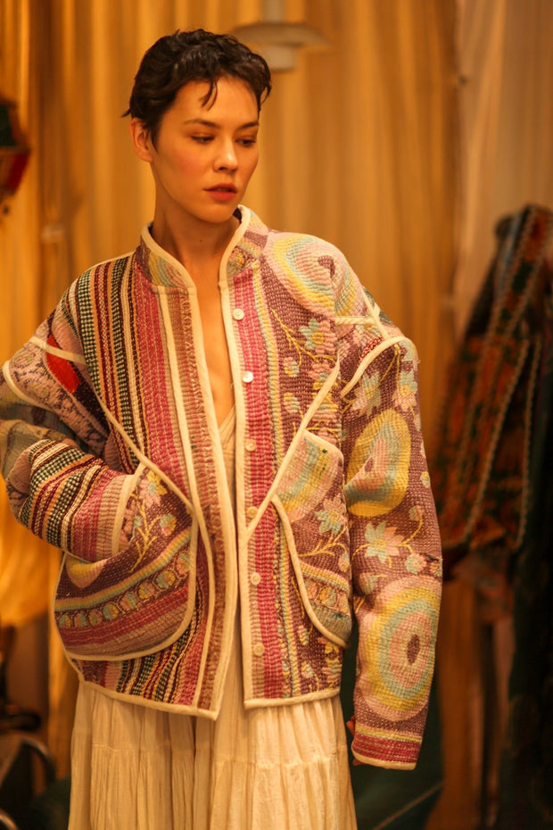 JEREMY KANTHA BOMBER JACKET - BANGKOK TAILOR CLOTHING STORE - HANDMADE CLOTHING