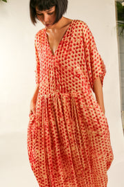 KAFTAN DRESS CURU - sustainably made MOMO NEW YORK sustainable clothing, dress slow fashion