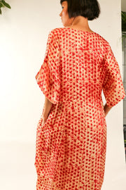 KAFTAN DRESS CURU - sustainably made MOMO NEW YORK sustainable clothing, dress slow fashion