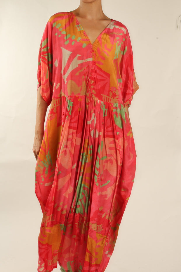 KAFTAN DRESS CURU - sustainably made MOMO NEW YORK sustainable clothing, dress slow fashion