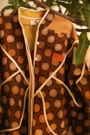 KANTHA BOMBER JACKET DESIREE - sustainably made MOMO NEW YORK sustainable clothing, slow fashion