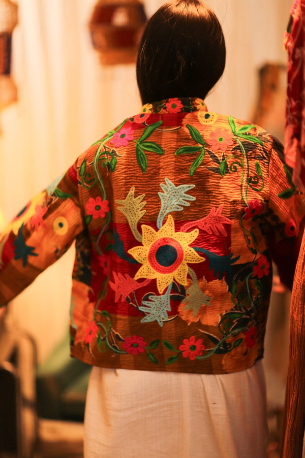 KANTHA EMBROIDERED JACKET INGRID MANU - MOMO STUDIO BERLIN - Berlin Concept Store - sustainable & ethical fashion