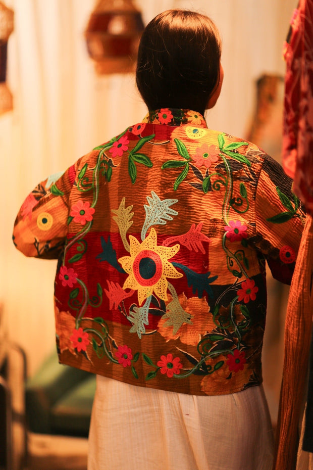 KANTHA EMBROIDERED JACKET INGRID MANU - MOMO STUDIO BERLIN - Berlin Concept Store - sustainable & ethical fashion