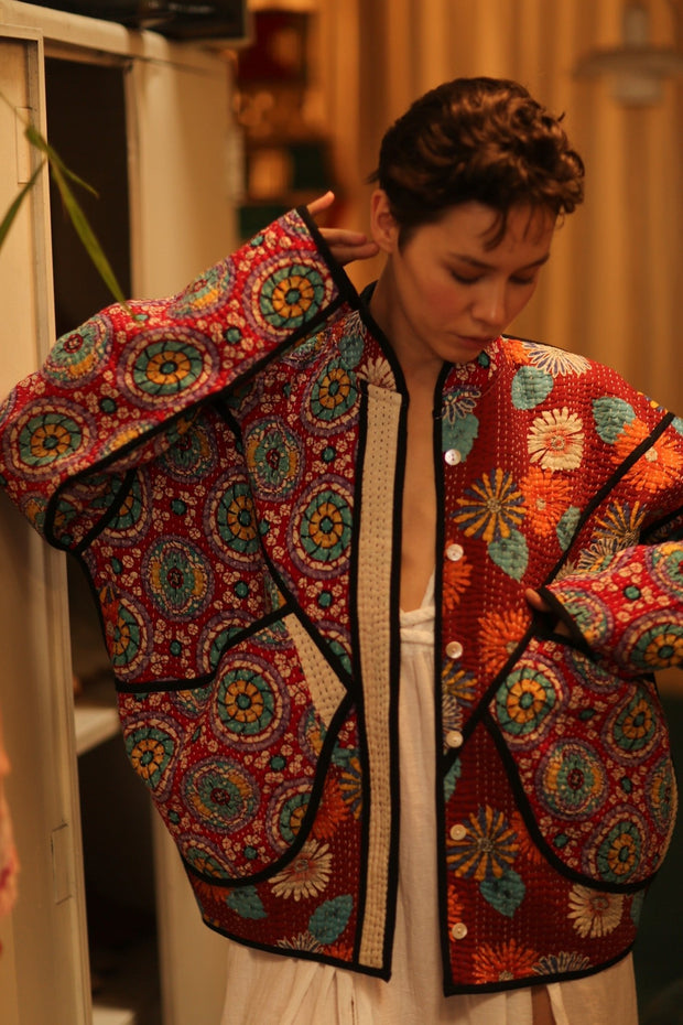 KANTHA JACCKET CANDY - MOMO STUDIO BERLIN - Berlin Concept Store - sustainable & ethical fashion