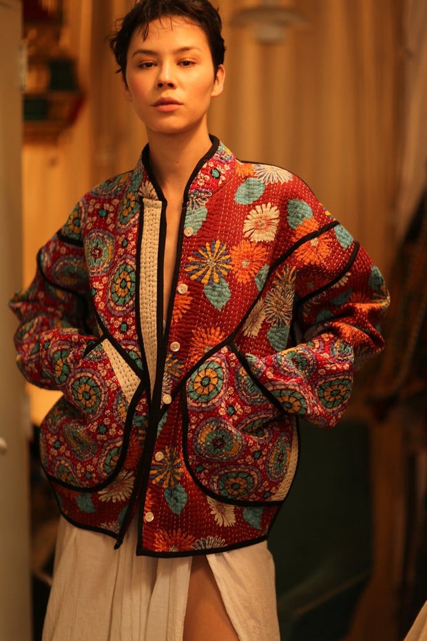 KANTHA JACCKET CANDY - MOMO STUDIO BERLIN - Berlin Concept Store - sustainable & ethical fashion