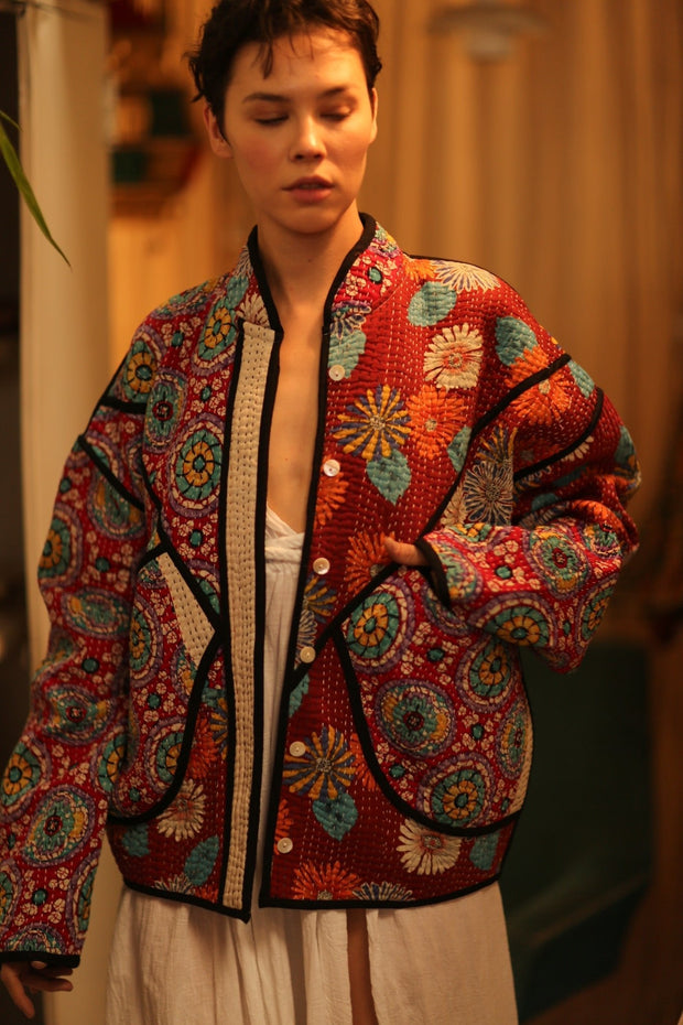 KANTHA JACCKET CANDY - MOMO STUDIO BERLIN - Berlin Concept Store - sustainable & ethical fashion
