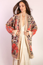 KANTHA JACKET COAT KIBI - sustainably made MOMO NEW YORK sustainable clothing, new slow fashion