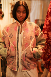 KANTHA JACKET JACKY - sustainably made MOMO NEW YORK sustainable clothing, slow fashion