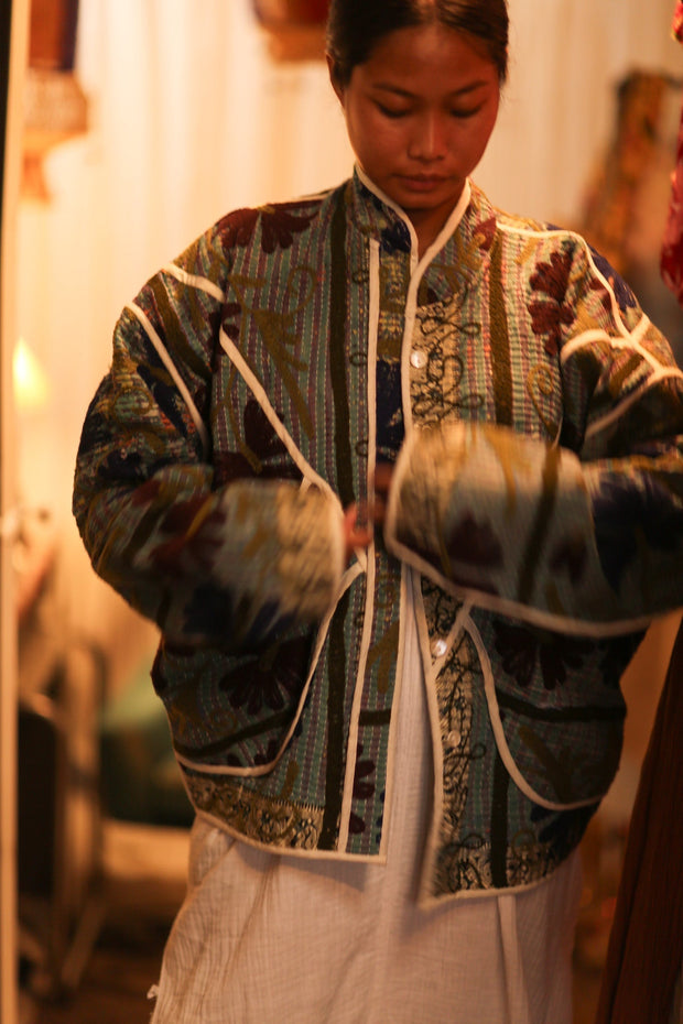 KANTHA JACKET MARINA - MOMO STUDIO BERLIN - Berlin Concept Store - sustainable & ethical fashion