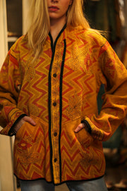 KANTHA JACKET MITRA - sustainably made MOMO NEW YORK sustainable clothing, slow fashion