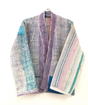 KANTHA KIMONO JACKET LAURIE - sustainably made MOMO NEW YORK sustainable clothing, Jacket slow fashion