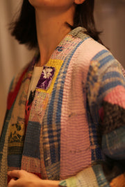 KANTHA KIMONO KINA VALERIA - sustainably made MOMO NEW YORK sustainable clothing, bestseller slow fashion