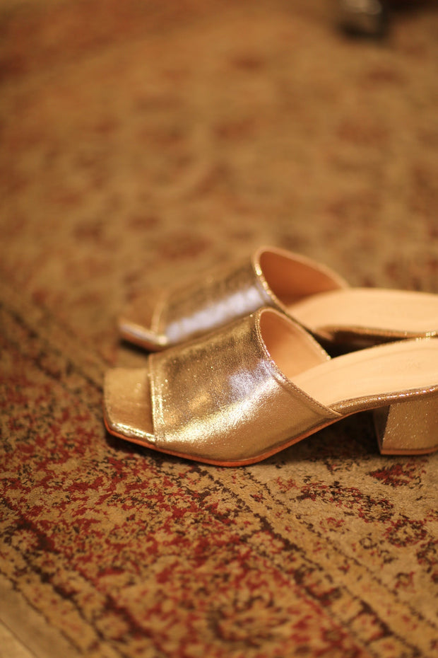 LEO HEELED MULES MARIBEL - sustainably made MOMO NEW YORK sustainable clothing, new slow fashion