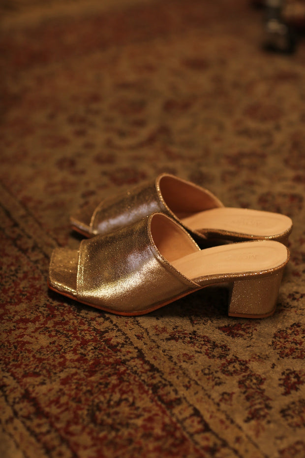 LEO HEELED MULES MARIBEL - sustainably made MOMO NEW YORK sustainable clothing, new slow fashion