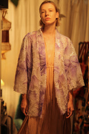 LILAL EMBROIDERED SEQUIN KIMONO OMANI - sustainably made MOMO NEW YORK sustainable clothing, Kimono slow fashion