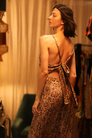 NEIS SILK JUMPSUIT CIRCUS RED - BANGKOK TAILOR CLOTHING STORE - HANDMADE CLOTHING