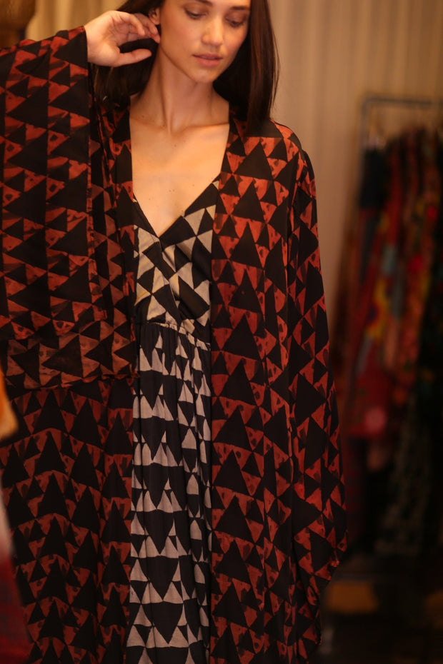 PINA WING KIMONO HONEY - BANGKOK TAILOR CLOTHING STORE - HANDMADE CLOTHING