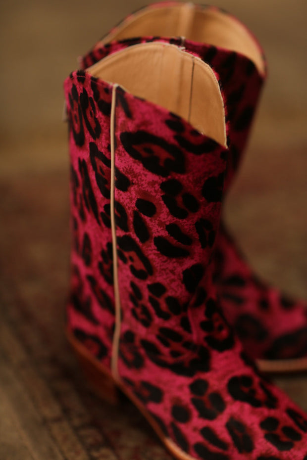 PINK LEO WESTERN BOOTS MOBLEY - sustainably made MOMO NEW YORK sustainable clothing, boots slow fashion