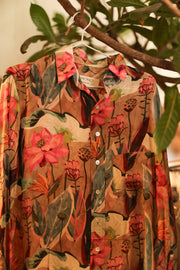 SILK BOYFRIEND SHIRT FRANK - sustainably made MOMO NEW YORK sustainable clothing, shirt slow fashion