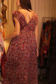 SILK DRESS VICTORIA MILADA - sustainably made MOMO NEW YORK sustainable clothing, bestseller slow fashion