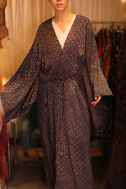 SILK WING KIMONO PINA RISINA - sustainably made MOMO NEW YORK sustainable clothing, kimono slow fashion