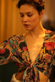 SILK WRAP TOP AURELIA - MOMO STUDIO BERLIN - Berlin Concept Store - sustainable & ethical fashion