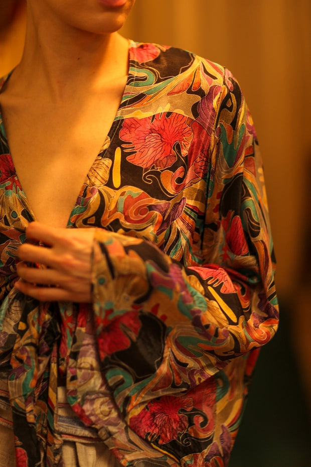 SILK WRAP TOP AURELIA - MOMO STUDIO BERLIN - Berlin Concept Store - sustainable & ethical fashion
