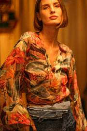 SILK WRAP TOP AURELIA LOTUS - MOMO STUDIO BERLIN - Berlin Concept Store - sustainable & ethical fashion