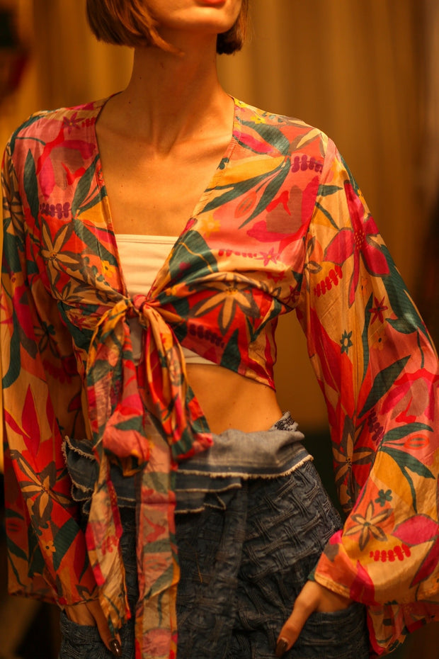 SILK WRAP TOP AURELIA NYLA - MOMO STUDIO BERLIN - Berlin Concept Store - sustainable & ethical fashion