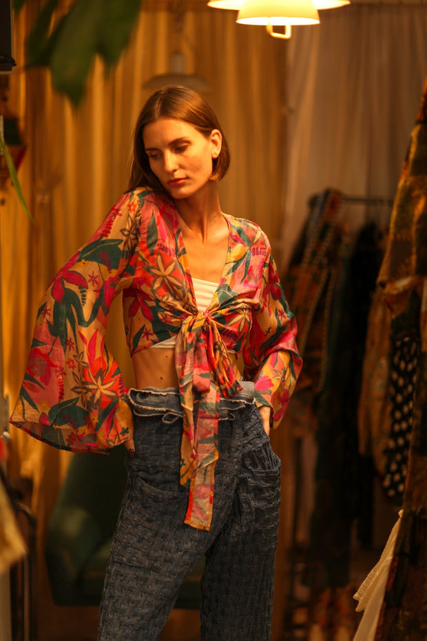 SILK WRAP TOP AURELIA NYLA - MOMO STUDIO BERLIN - Berlin Concept Store - sustainable & ethical fashion