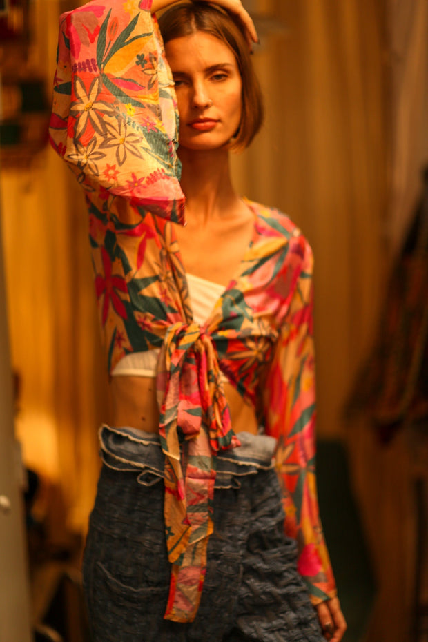 SILK WRAP TOP AURELIA NYLA - MOMO STUDIO BERLIN - Berlin Concept Store - sustainable & ethical fashion
